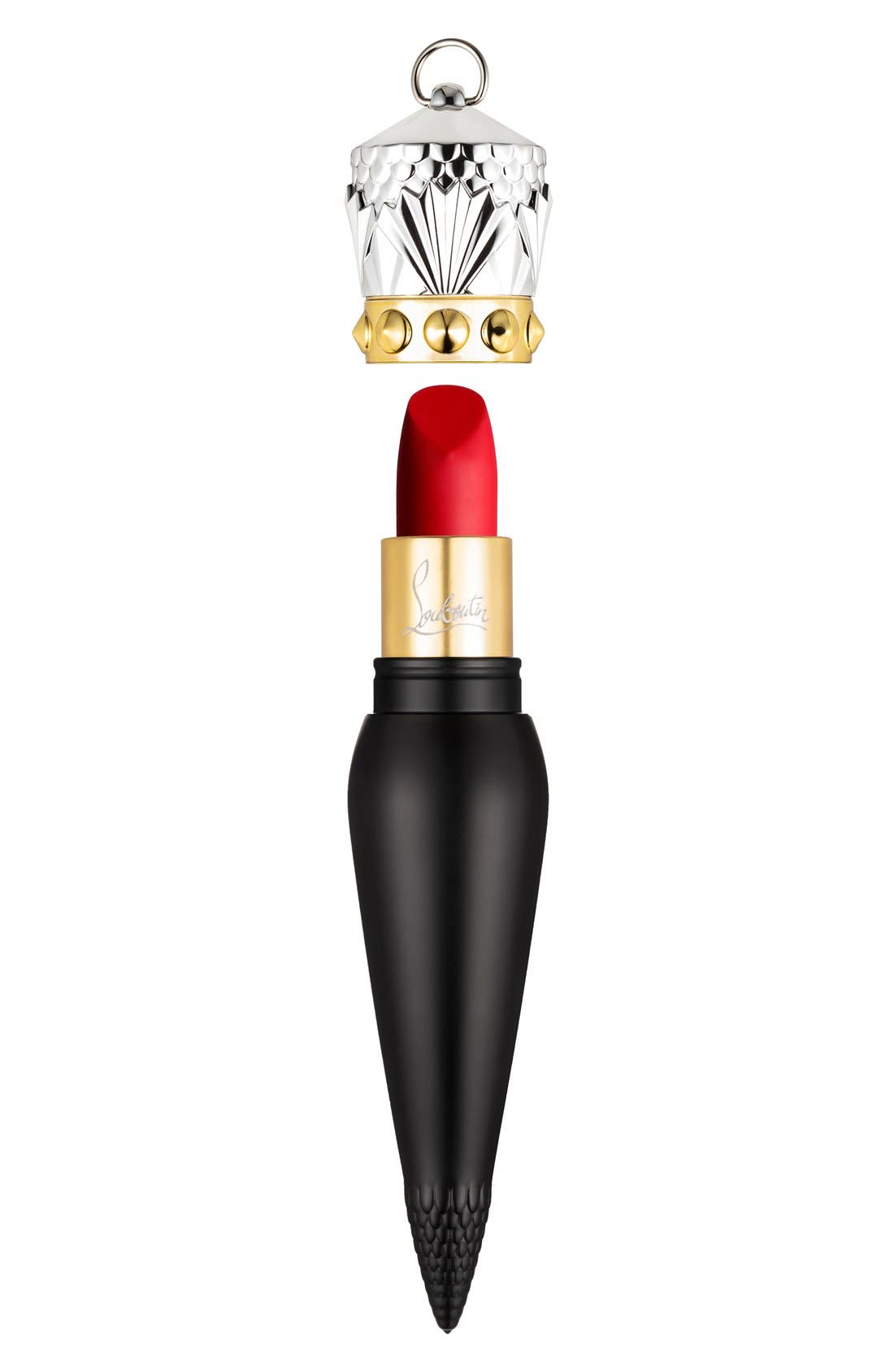 CHRISTIAN LOUBOUTIN,
                            Rouge Louboutin Velvet Matte Lip Colour,
                            Main thumbnail 1, color,
                            ROUGE LOUBOUTIN 001M