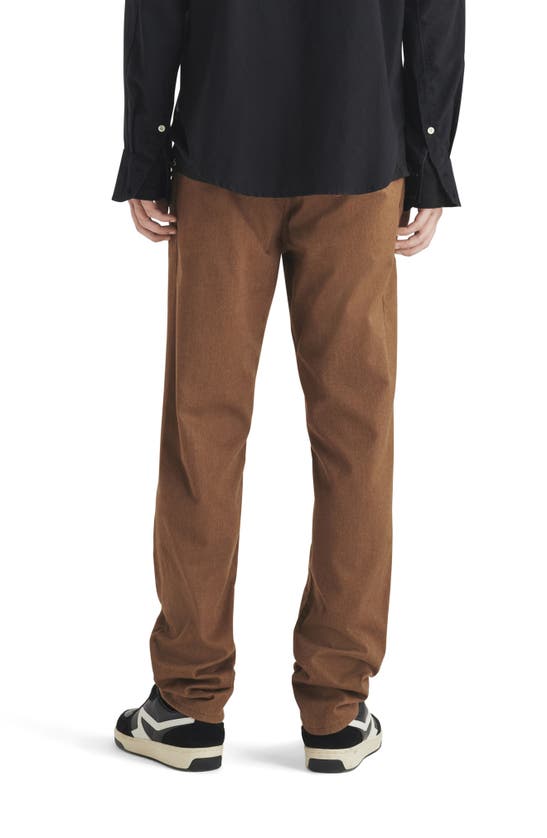 Shop Rag & Bone Brushed Stretch Twill Chino Pants In Brown