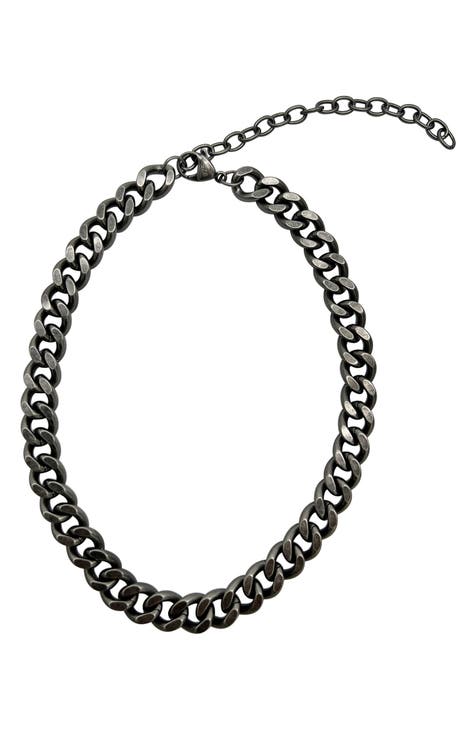 Water Resistant Curb Chain Necklace