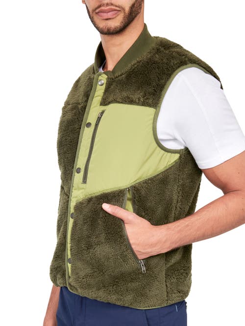 BROOKLYN BRIGADE BROOKLYN BRIGADE SOLID FUZZY VEST 