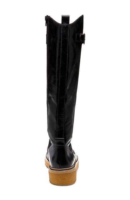 Kelsi Dagger Brooklyn Cape Knee High Riding Boot In Black
