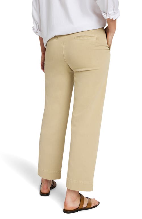 Faherty Coastline Ankle Organic Cotton Blend Chino Pants In Khaki