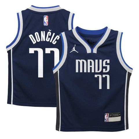  Luka Doncic Dallas Mavericks NBA Boys Youth 8-20 Blue Icon  Edition Swingman Jersey : Sports & Outdoors