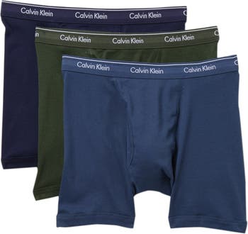 $41 Tommy Hilfiger Men's Underwear Blue Cotton Classic Boxer Brief 3-Pack  Size S