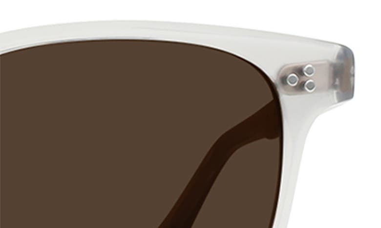 Shop Raen Alvez 50mm Polarized Square Sunglasses In Shadow/ Vibrant Brown