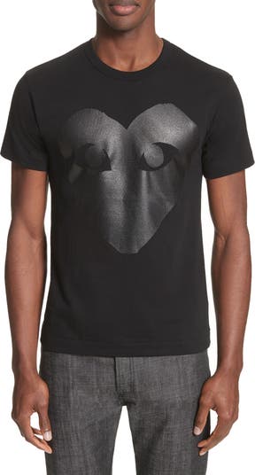 Comme des Garçons Play X-Ray Heart Logo Graphic Tee in Black at Nordstrom, Size Medium