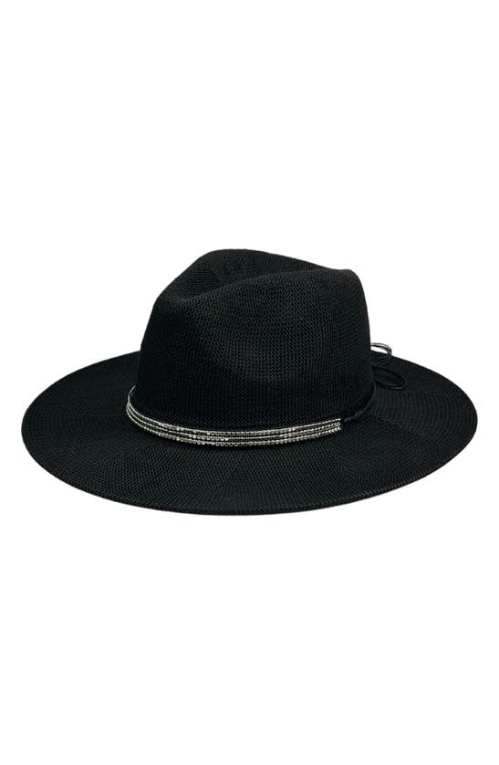 Shop Marcus Adler Straw Panama Hat In Black