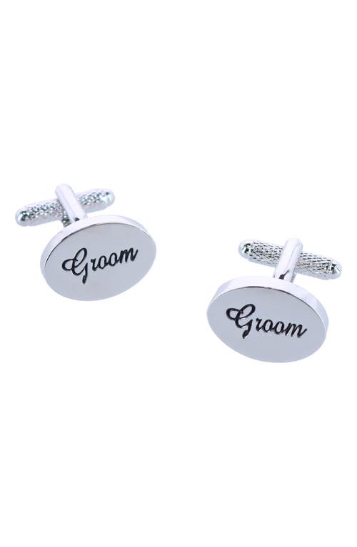 Groom Cuff Links in Silver