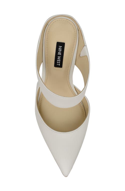 Shop Nine West Darian Pointed Toe Mule In White