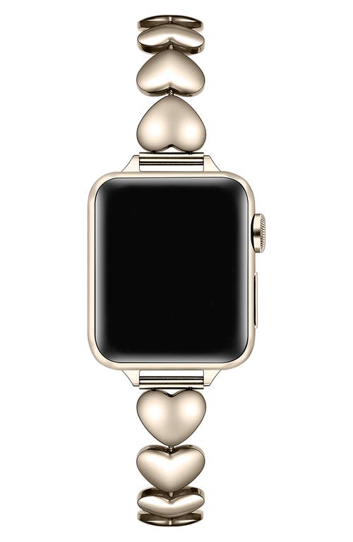 The Posh Tech Lover Heart Bracelet Apple Watch® Watchband In Starburst