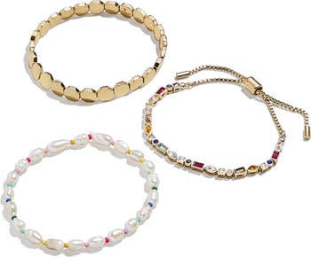 BaubleBar Set of 3 Bracelets | Nordstrom