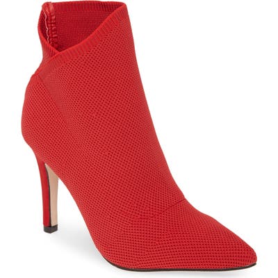 Mia Margerie Knit Bootie- Red