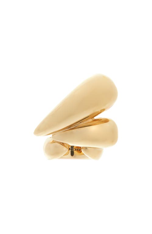 Givenchy Feline Stack Ring In Golden Yellow