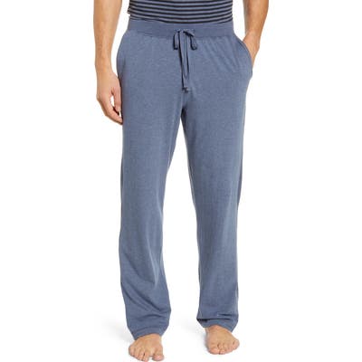 Daniel Buchler Stretch Cotton & Modal Pajama Pants, Blue