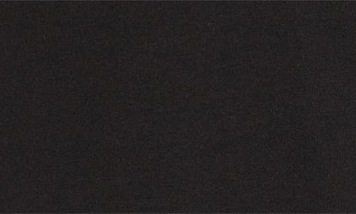 Alexander Wang Essential Jersey Shrunk Tee With Puff Logo Black In Black