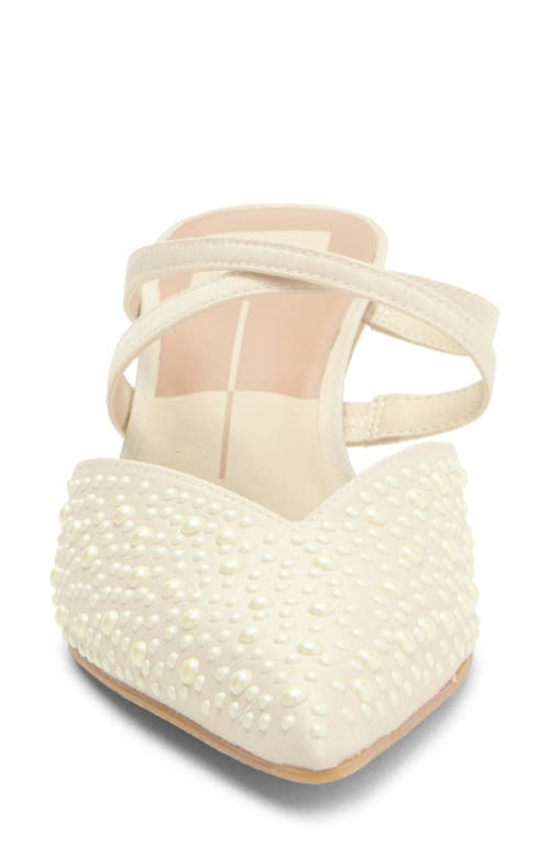 Dolce Vita Kenton Mule In Vanilla Pearls