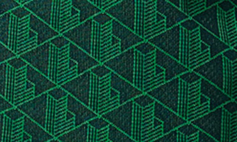 Shop Lacoste Logo Monogram Stripe Track Jacket In Noir/ Farine-croissant