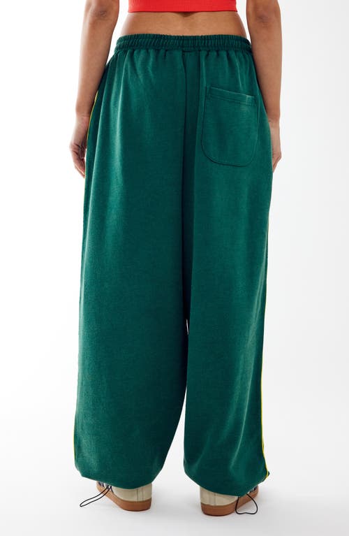 Shop Iets Frans If Harri Wide Leg Pants In Forest Green