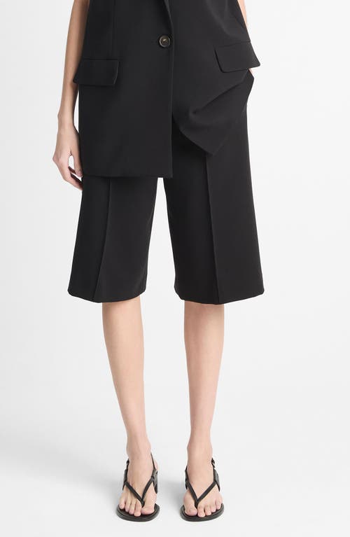 Vince Pintuck Pleat Shorts Black at Nordstrom,