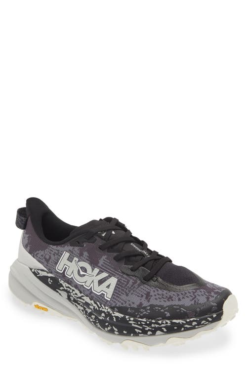 Hoka Speedgoat 5 Gtx Trail Running Shoe In Black/stardust