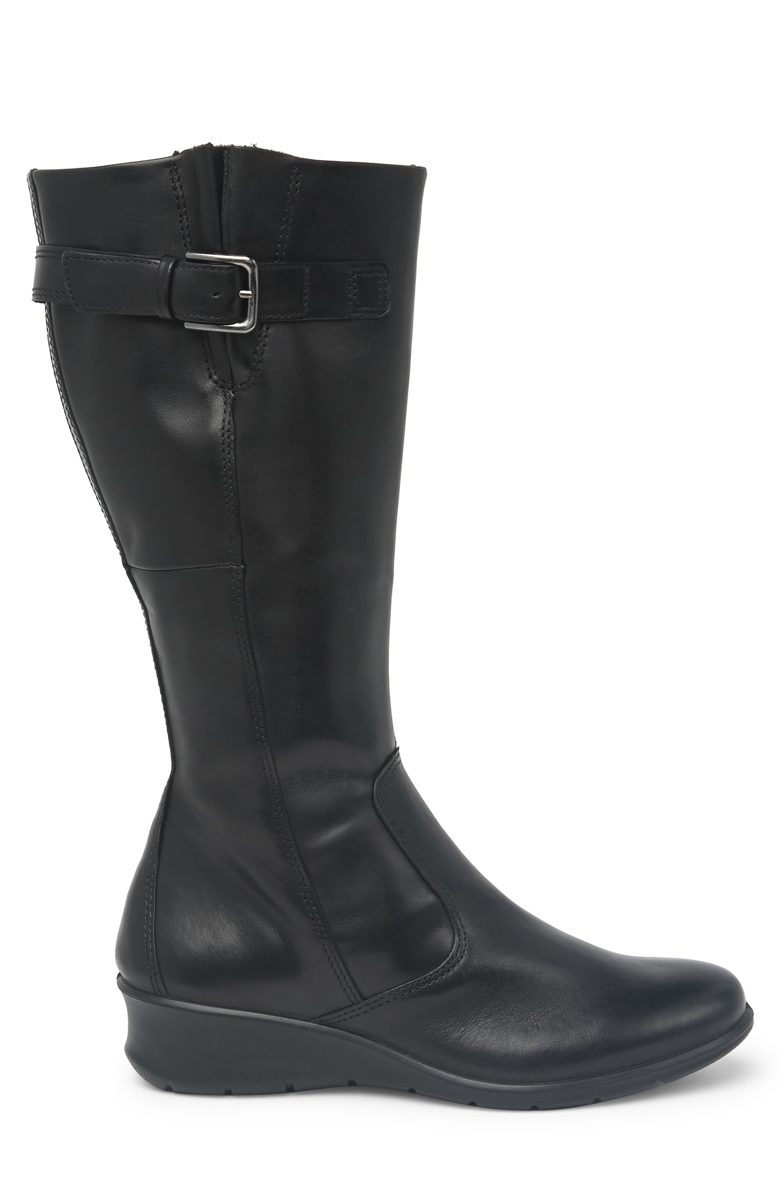 ecco leather boots