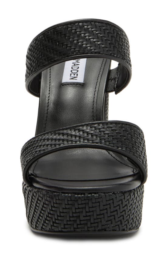 Shop Steve Madden Stance Platform Slide Sandal In Black