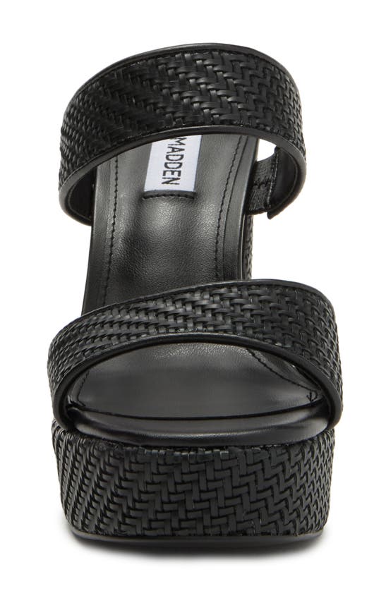 Steve Madden Stance Platform Slide Sandal In Black