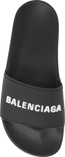 Black 2024 balenciaga slides