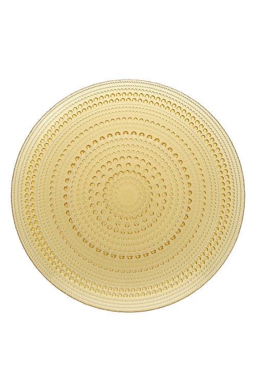 Fortessa Jupiter Set Of 4 Charger Plates In Amber