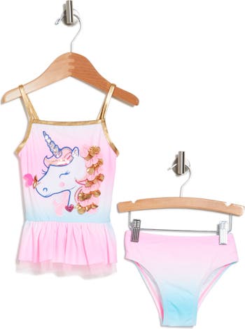 Kids Unicorn Two Piece Swimsuit