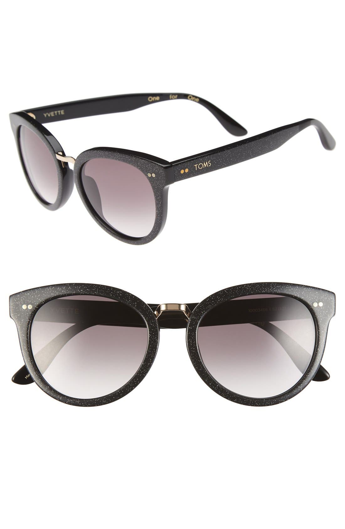 TOMS 'Yvette' 52mm Sunglasses Nordstrom