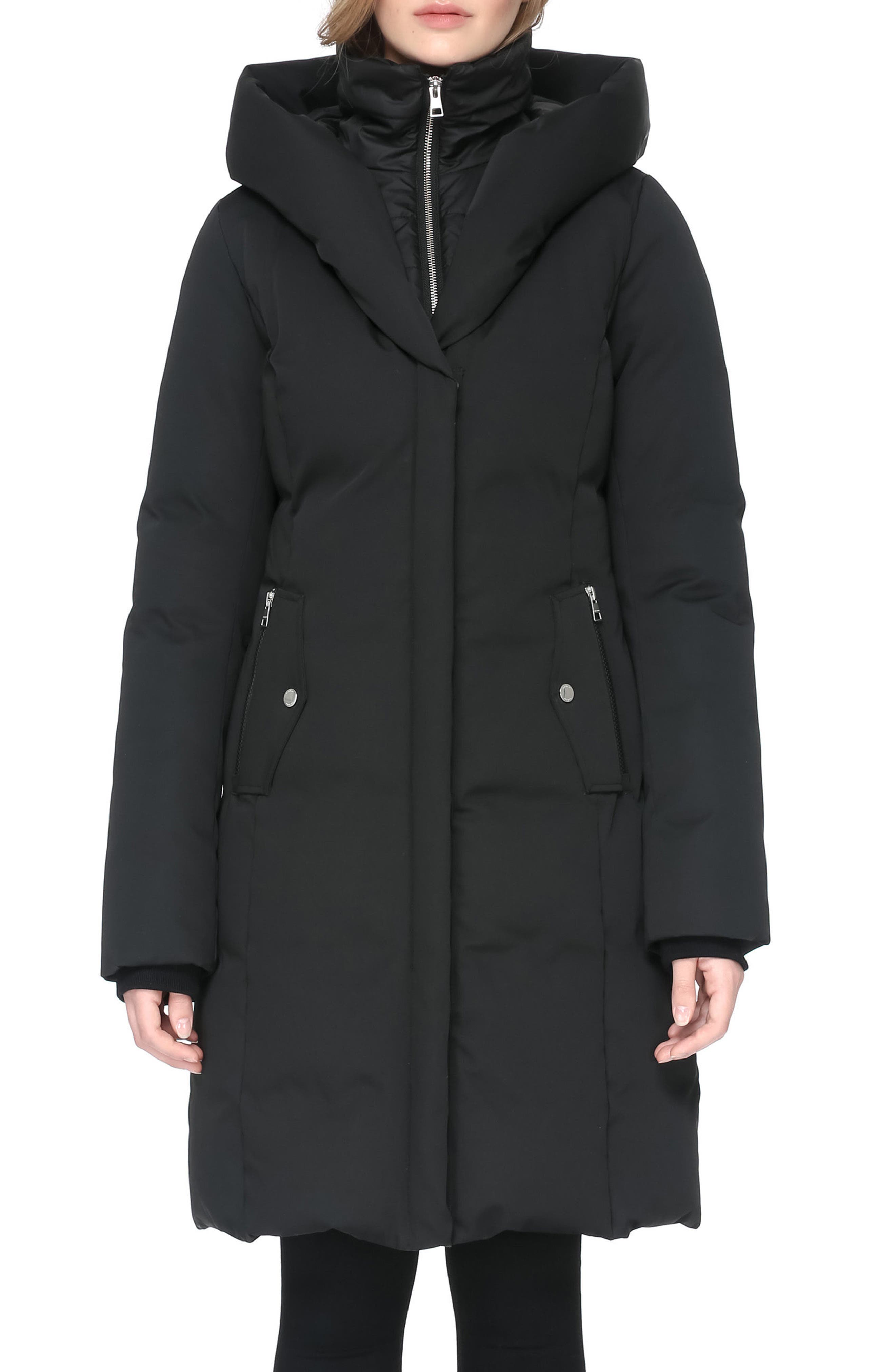 soia and kyo hooded puffer coat