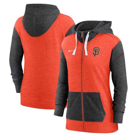 Women's Nike Black San Francisco Giants Postseason Dugout Pullover Hoodie Size: Medium