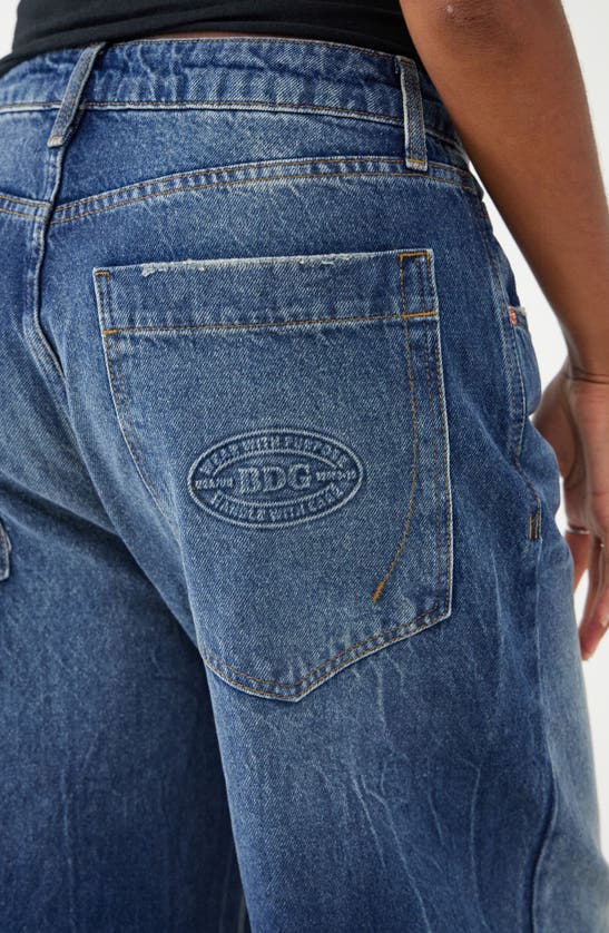Bdg Urban Outfitters Jaya Wide Leg Jeans In Dark Vintage
