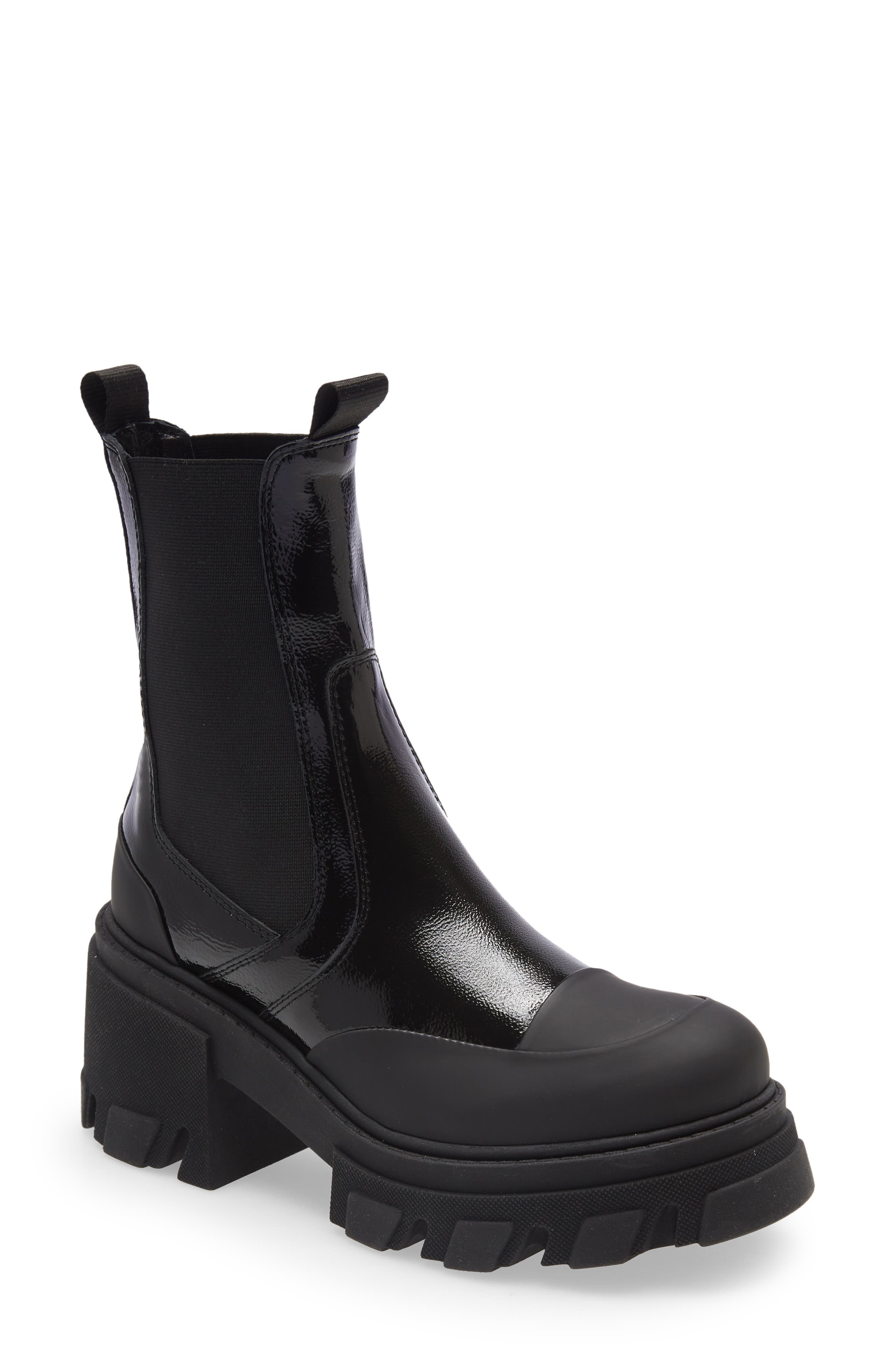 Ganni Mid Chelsea Boot in Black at Nordstrom