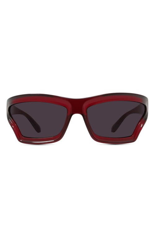 Loewe X Paula's Ibiza 70mm Oversize Mask Sunglasses In Brown