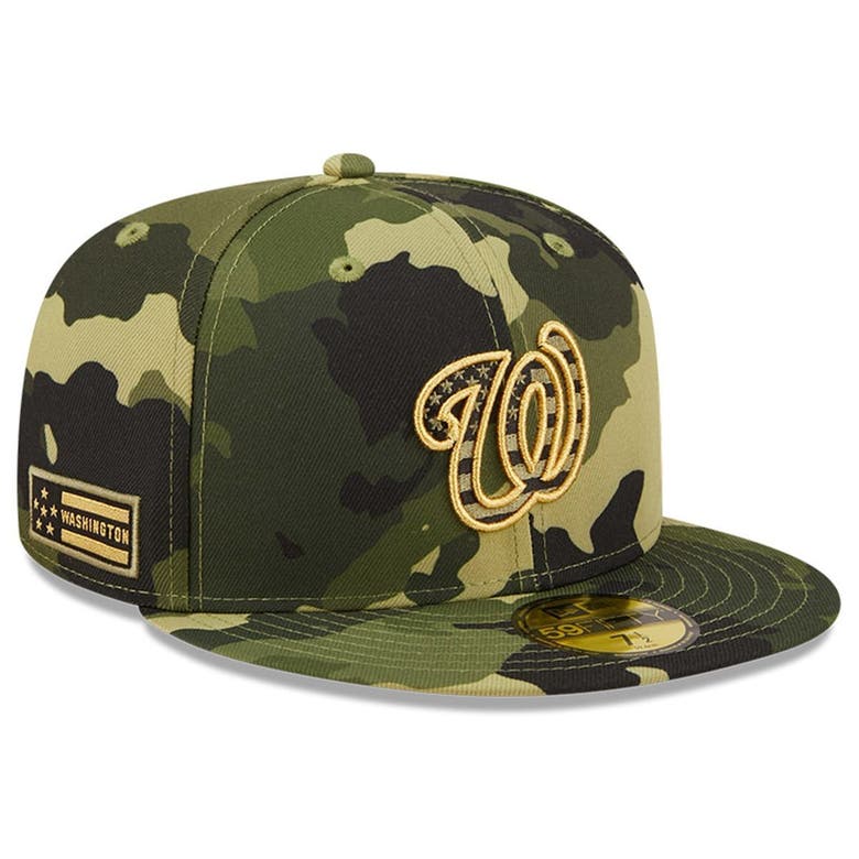 New Era Camo Washington Nationals 2022 Armed Forces Day On-field ...