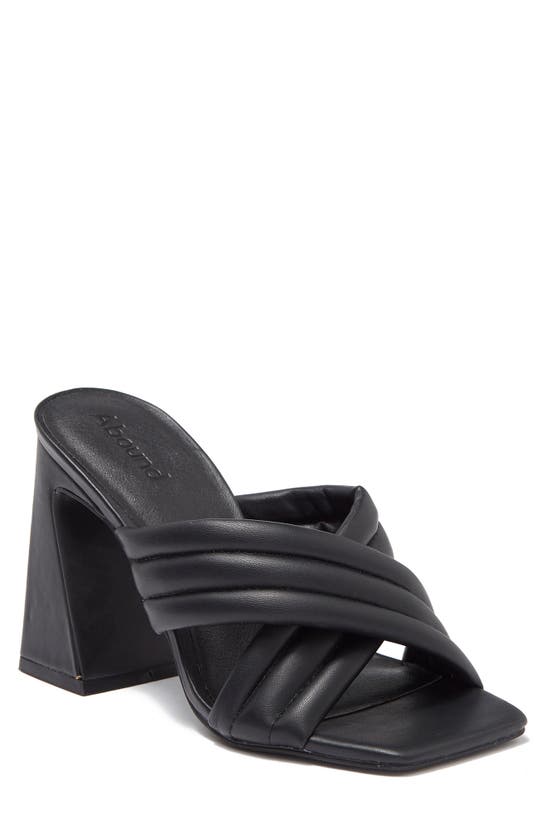 Abound Pearl Cross Band Sandal In Black