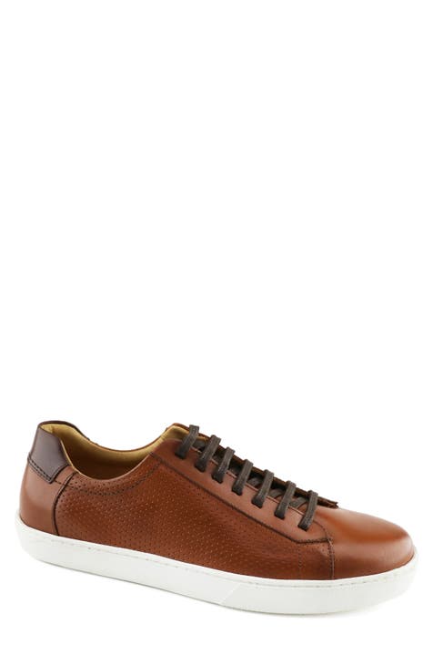 Glendale Perforated Leather Sneaker (Men)