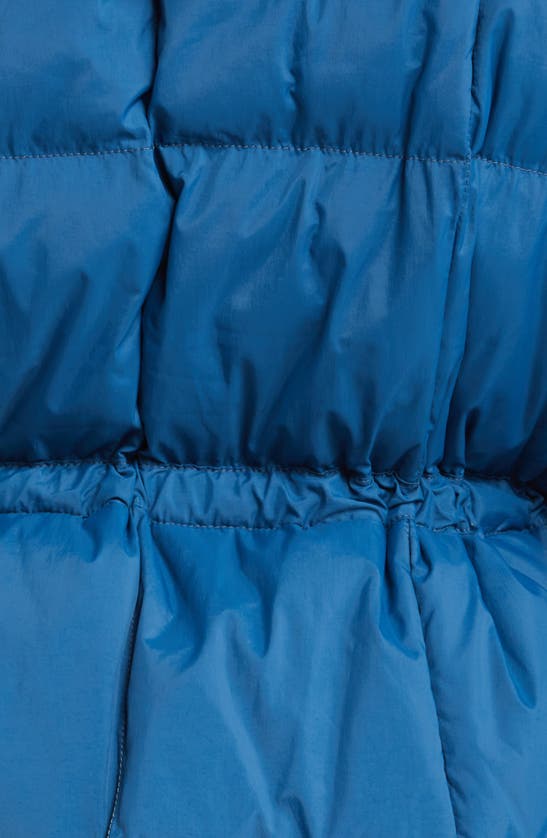 Shop Beyond Yoga Hooded Puffer Jacket In Blue Gem