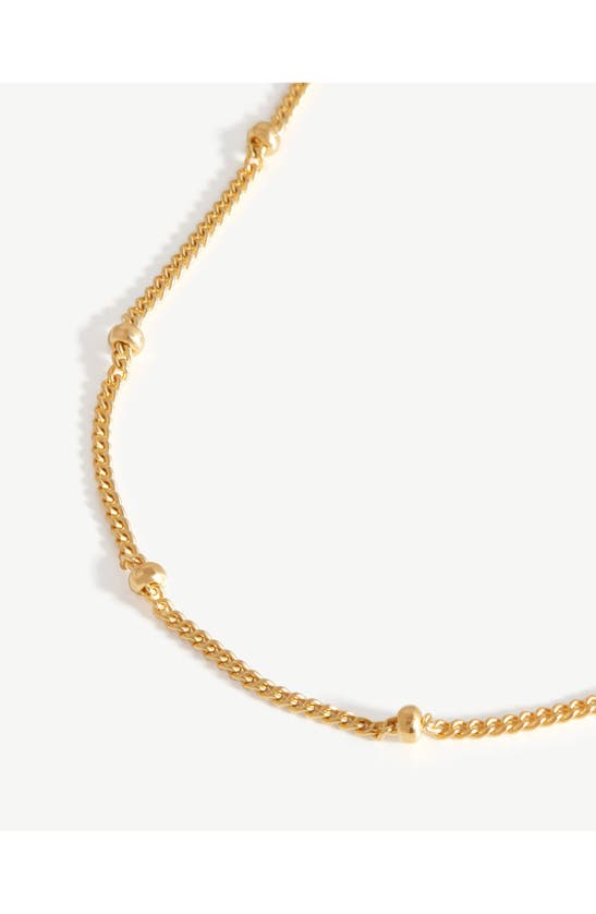 Shop Missoma Satellite Chain Necklace In Gold
