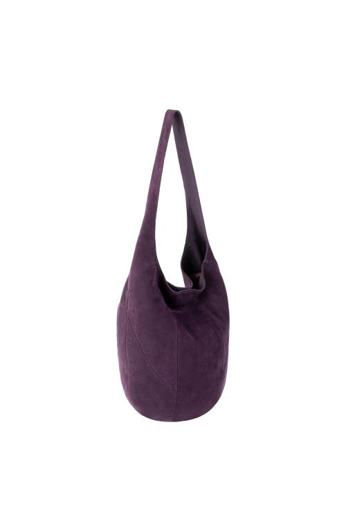 Shop The Sak 120 Hobo In Aubergine Suede