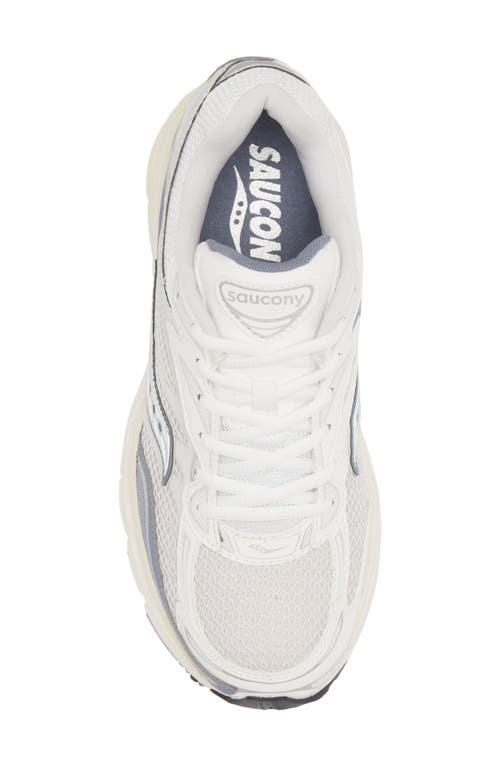 Saucony Gender Inclusive Progrid Omni 9 Sneaker In Ivory/blue