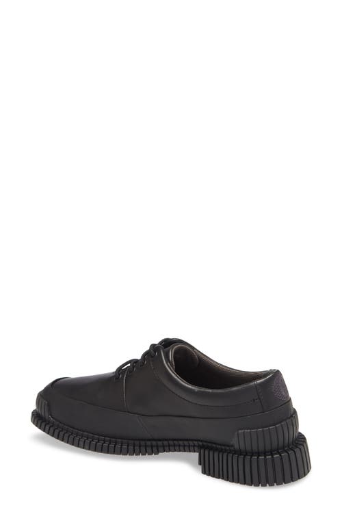 Camper Pix Oxford In Black/black Leather