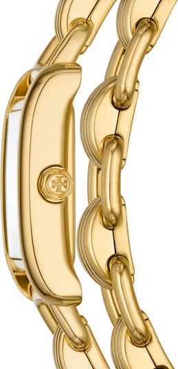 Tory Burch The Eleanor Bracelet Watch in Gold