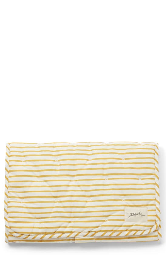 Shop Pehr On The Go Coated Organic Cotton Changing Pad In Marigold