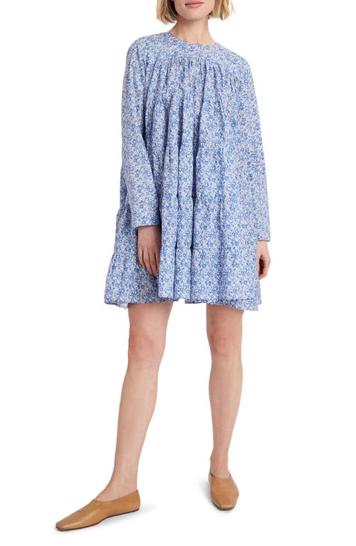 Merlette x Liberty London Soliman Floral Print Long Sleeve Tiered Dress at Nordstrom,
