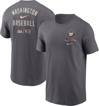 Men's Nike Gray Washington Nationals City Connect 2-Hit T-Shirt