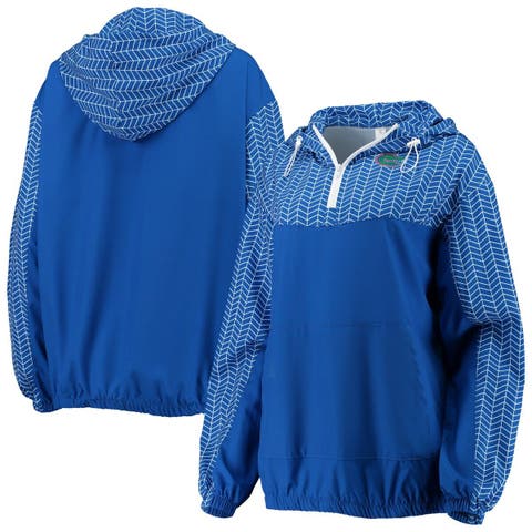 Vancouver Canucks Fanatics Branded Authentic Pro Travel & Training  Quarter-Zip Jacket - Heathered Blue