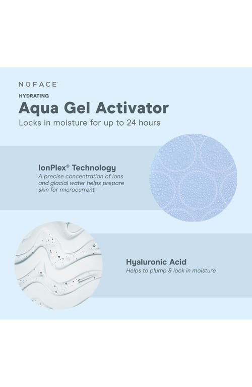 Nuface ® Hydrating Aqua Gel Home & Away Duo $90 Value In No Color